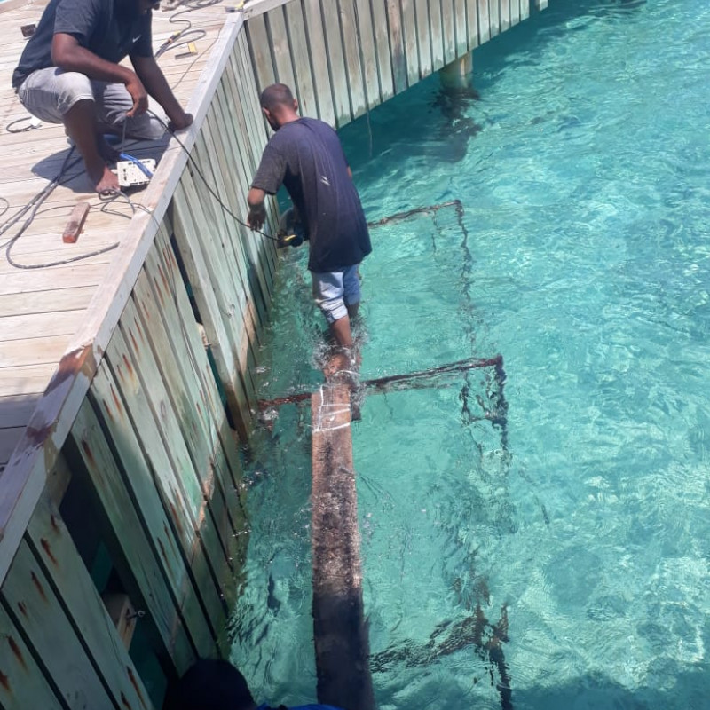 Intercontinental resort at Maamungau Maldives